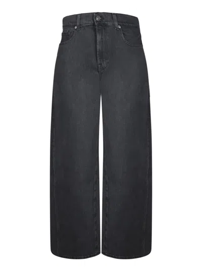 7 For All Mankind Five Pocket Wrangler Jeans In Black