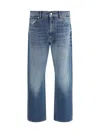 7 For All Mankind Bakersfield Modern Straight Jeans In Blue