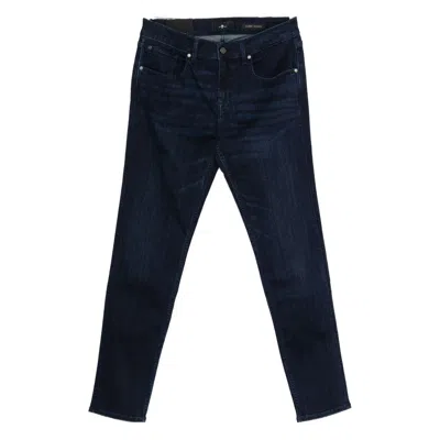 7 For All Mankind Logo Denim Jeans In Blue