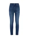 7 For All Mankind Skinny Fit Jeans In Blue