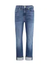 7 For All Mankind Relaxed Skinny Jeans In Blue
