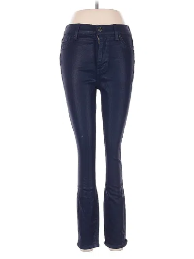 Pre-owned 7 For All Mankind Jeans In Blue