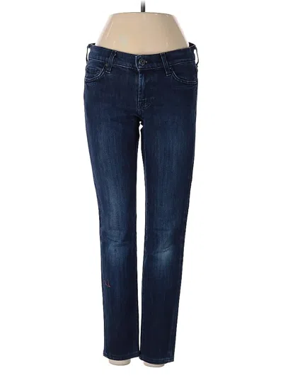 Pre-owned 7 For All Mankind Jeans In Blue
