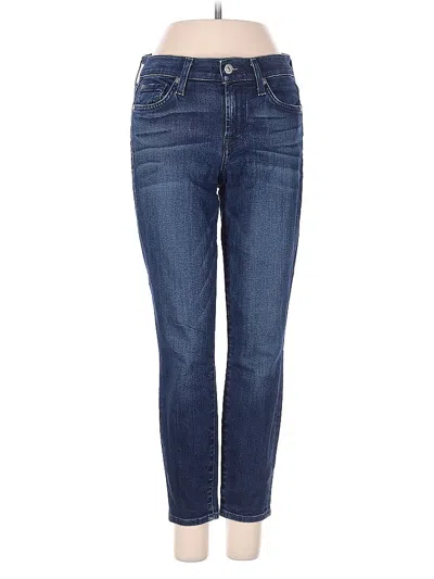 Pre-owned 7 For All Mankind Jeans In Blue