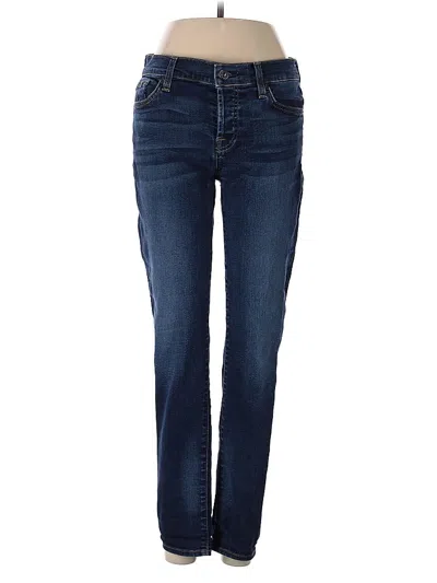 Pre-owned 7 For All Mankind Jeans In Blue