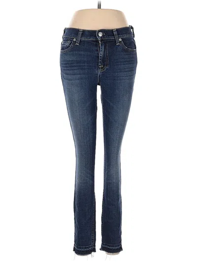 Pre-owned 7 For All Mankind Jeans In Blue