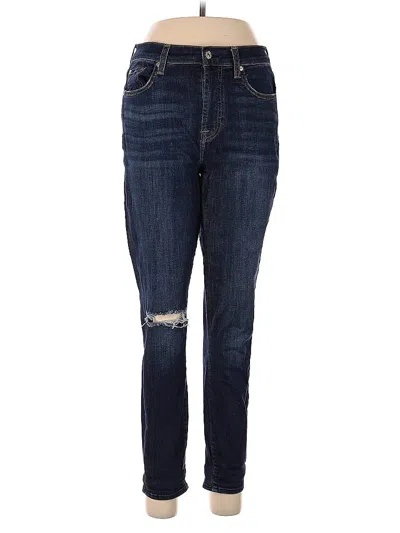 Pre-owned 7 For All Mankind Jeans In Blue
