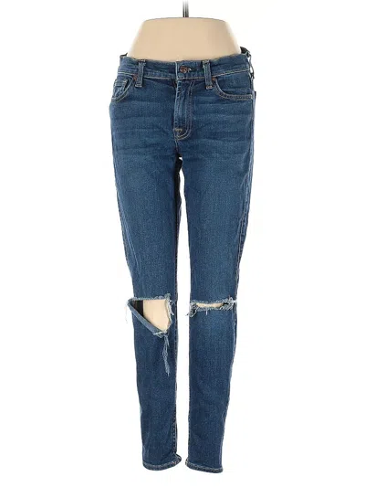 Pre-owned 7 For All Mankind Jeans In Blue