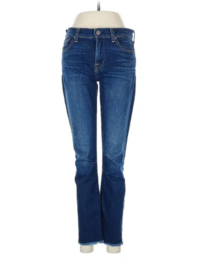 Pre-owned 7 For All Mankind Jeans In Blue