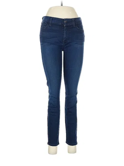 Pre-owned 7 For All Mankind Jeans In Blue