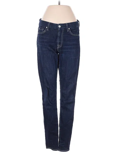 Pre-owned 7 For All Mankind Jeans In Blue