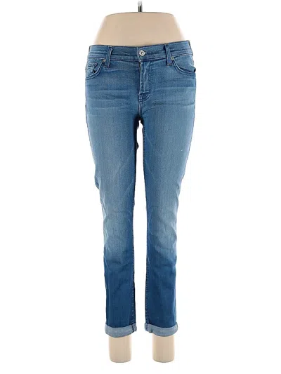 Pre-owned 7 For All Mankind Jeans In Blue
