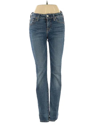Pre-owned 7 For All Mankind Jeans In Blue