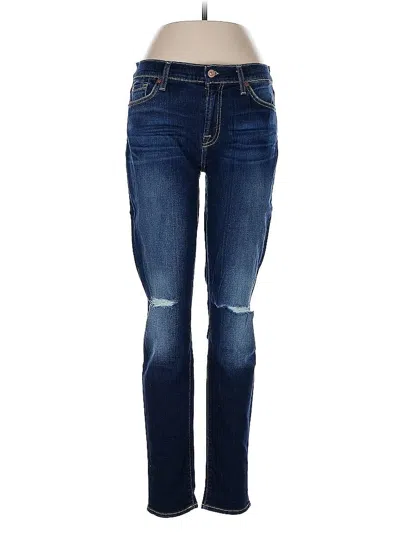 Pre-owned 7 For All Mankind Jeans In Blue