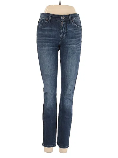 Pre-owned 7 For All Mankind Jeans In Blue