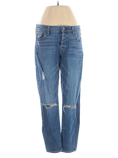 Pre-owned 7 For All Mankind Jeans In Blue