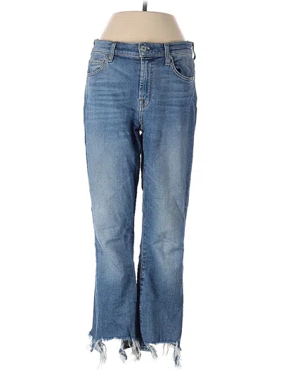 Pre-owned 7 For All Mankind Jeans In Blue