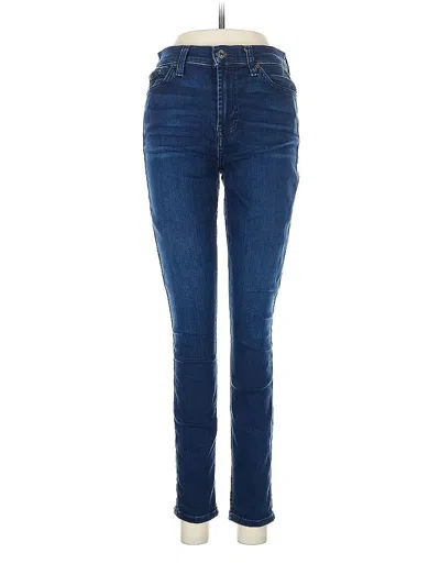 Pre-owned 7 For All Mankind Jeans In Blue
