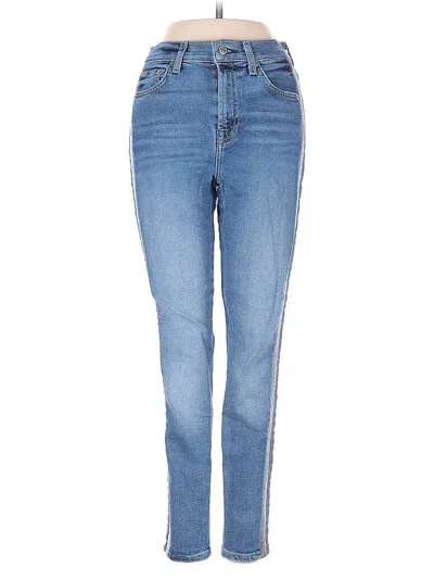 Pre-owned 7 For All Mankind Jeans In Blue