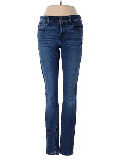 Pre-owned 7 For All Mankind Jeans In Blue