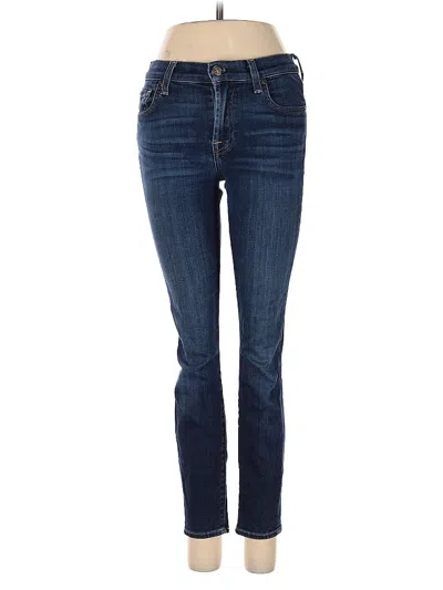 Pre-owned 7 For All Mankind Jeans In Blue