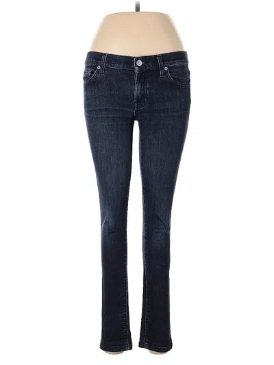 Pre-owned 7 For All Mankind Jeans In Blue
