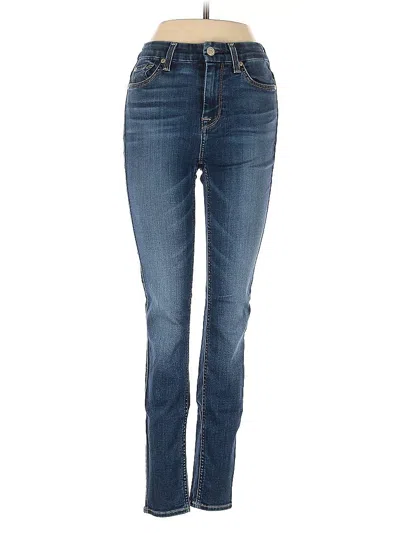 Pre-owned 7 For All Mankind Jeans In Blue