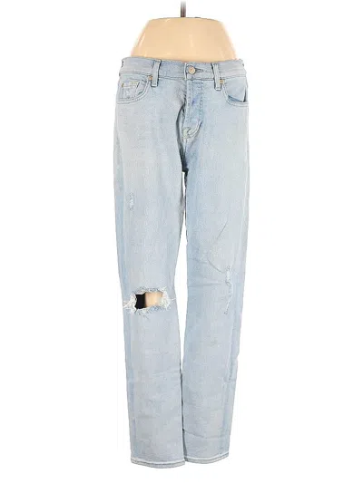 Pre-owned 7 For All Mankind Jeans In Blue