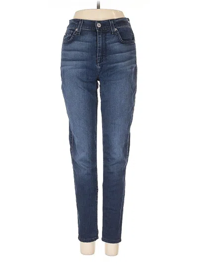 Pre-owned 7 For All Mankind Jeans In Blue