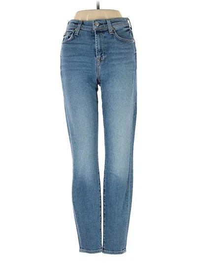 Pre-owned 7 For All Mankind Jeans In Blue