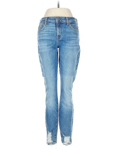 Pre-owned 7 For All Mankind Jeans In Blue
