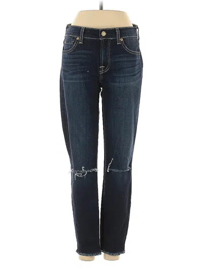 Pre-owned 7 For All Mankind Jeans In Blue