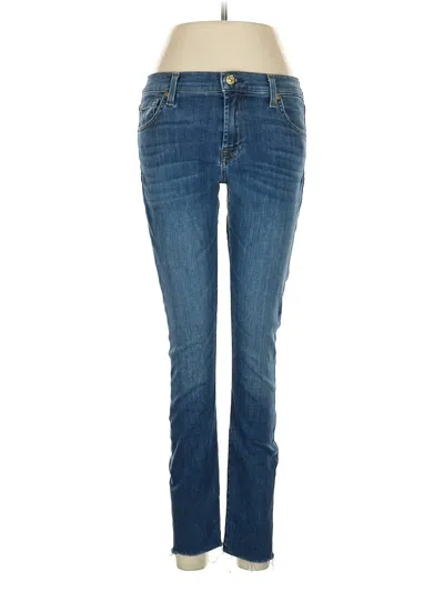 Pre-owned 7 For All Mankind Jeans In Blue