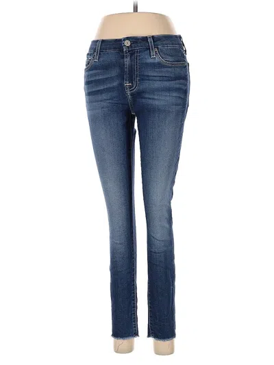Pre-owned 7 For All Mankind Jeans In Blue