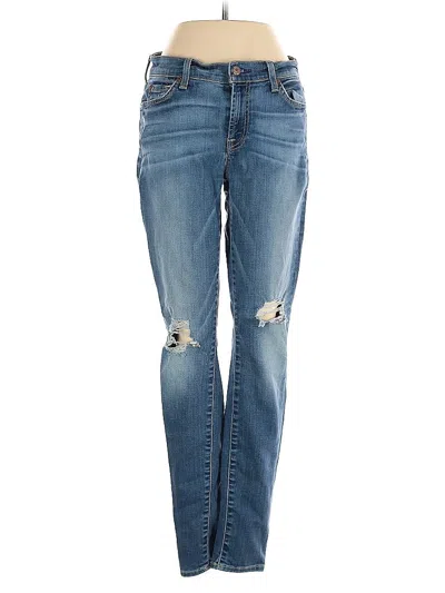 Pre-owned 7 For All Mankind Jeans In Blue