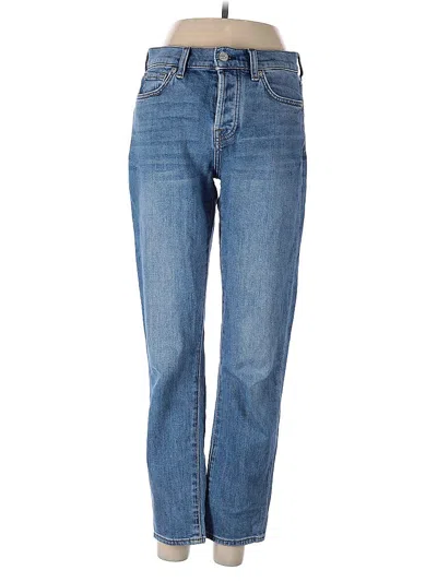 Pre-owned 7 For All Mankind Jeans In Blue