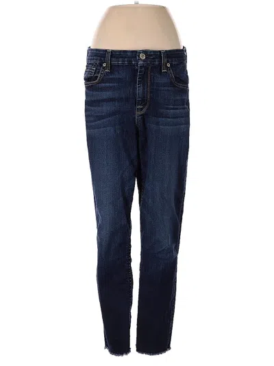 Pre-owned 7 For All Mankind Jeans In Blue