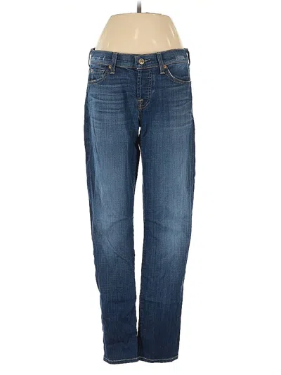 Pre-owned 7 For All Mankind Jeans In Blue