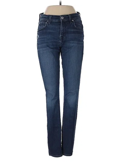 Pre-owned 7 For All Mankind Jeans In Blue