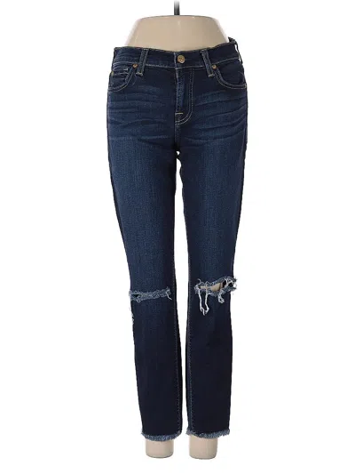 Pre-owned 7 For All Mankind Jeans In Blue