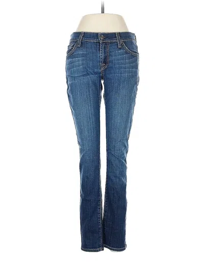 Pre-owned 7 For All Mankind Jeans In Blue