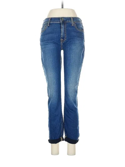 Pre-owned 7 For All Mankind Jeans In Blue