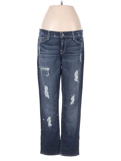 Pre-owned 7 For All Mankind Jeans In Blue