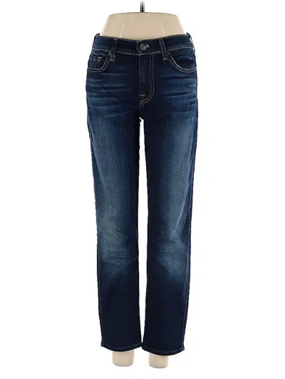 Pre-owned 7 For All Mankind Jeans In Blue