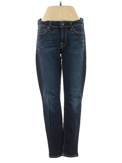 Pre-owned 7 For All Mankind Jeans In Blue
