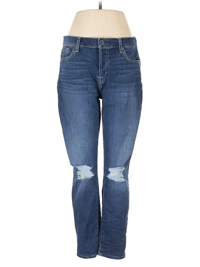 Pre-owned 7 For All Mankind Jeans In Blue