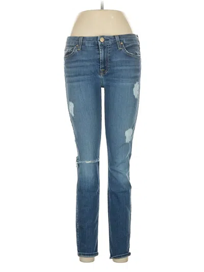 Pre-owned 7 For All Mankind Jeans In Blue