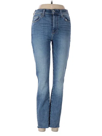 Pre-owned 7 For All Mankind Jeans In Blue
