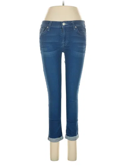 Pre-owned 7 For All Mankind Jeans In Blue