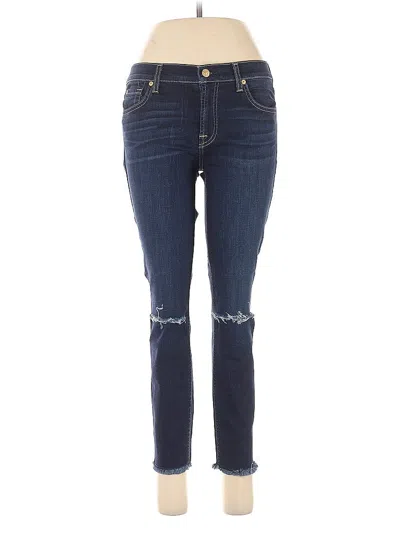 Pre-owned 7 For All Mankind Jeans In Blue